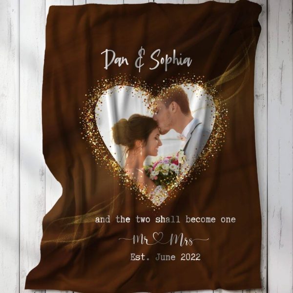 Wedding gift blanket