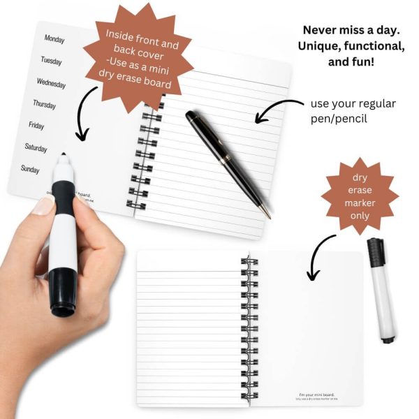 Dry erase notebook