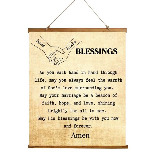 Couple blessings Custom wall decor tapestry