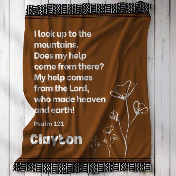 Psalm 121 blanket