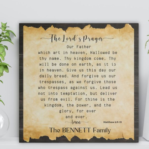 The Lord's Prayer Home Decor