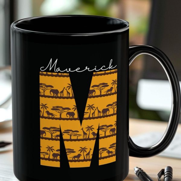 African pattern custom mug