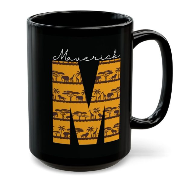 African pattern custom mug