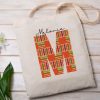 African pattern custom tote bag