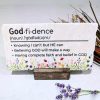 God-fidence desktop decor