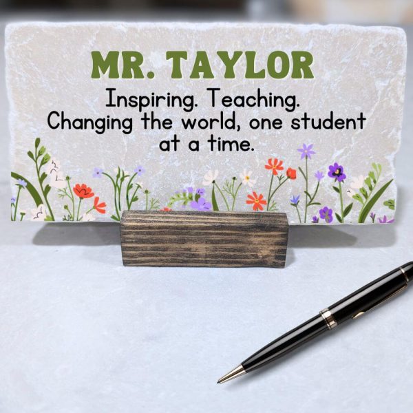 Teacher appreciation gift desk decor