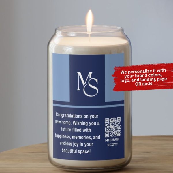 Realtor Custom Candle House Closing Gift Ideas