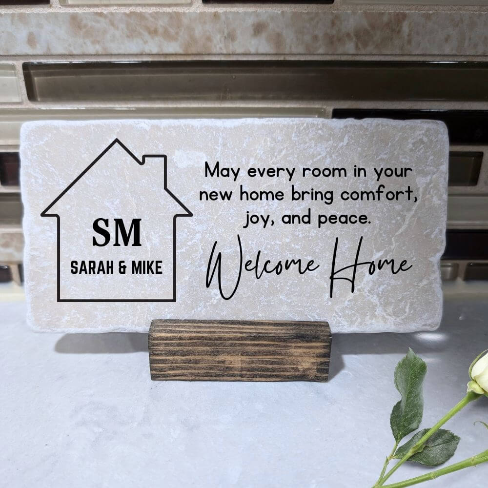 Custom Housewarming tile gift