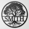 Custom Tree of Life Name Die Cut Wall Art