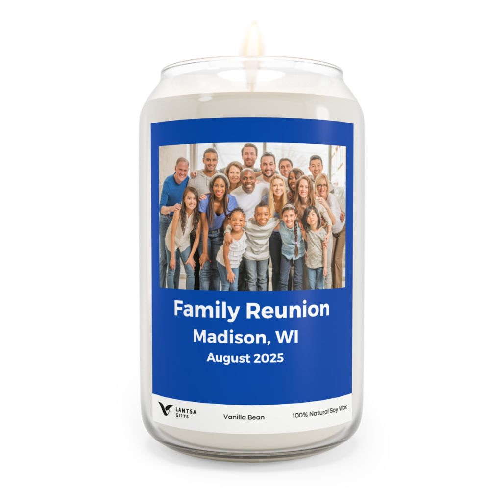 Family Reunion Custom Candle