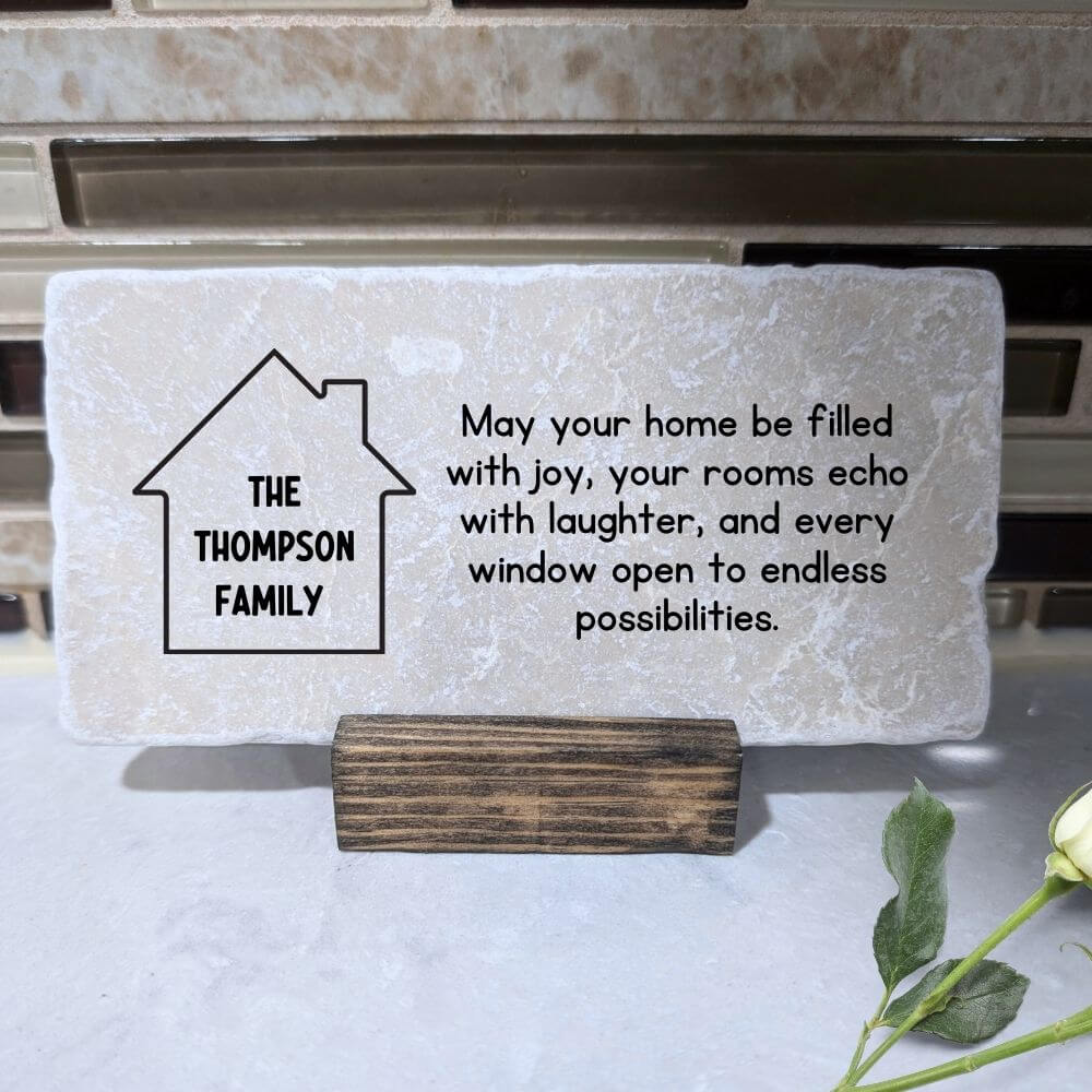 Housewarming gift custom tile decor