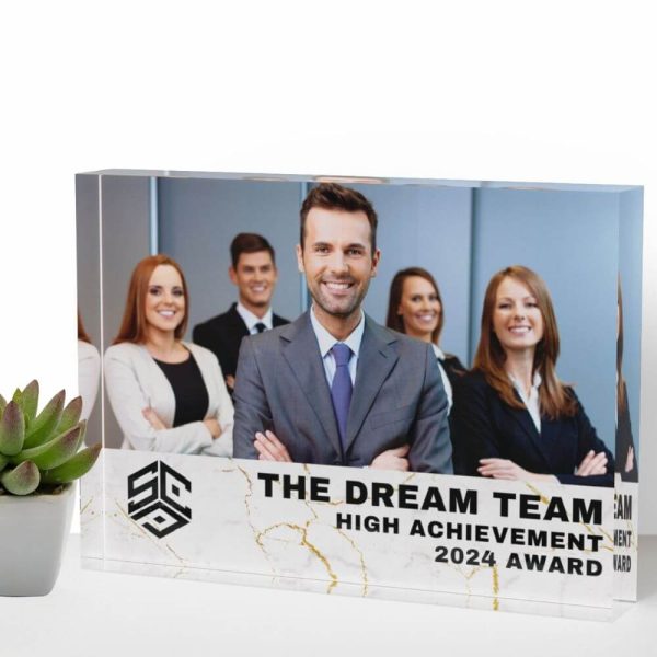 Office team award photo block