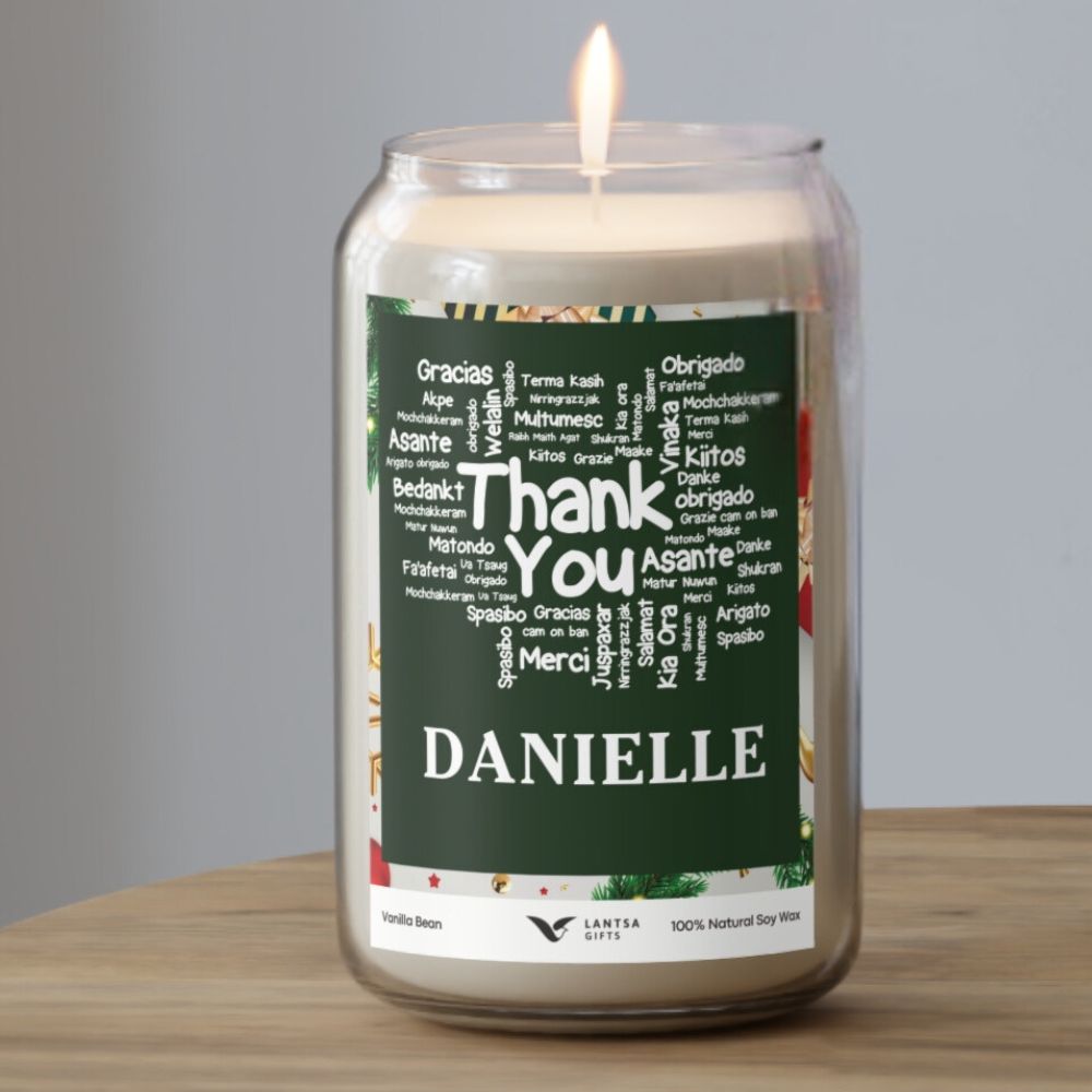 Thank You Candle