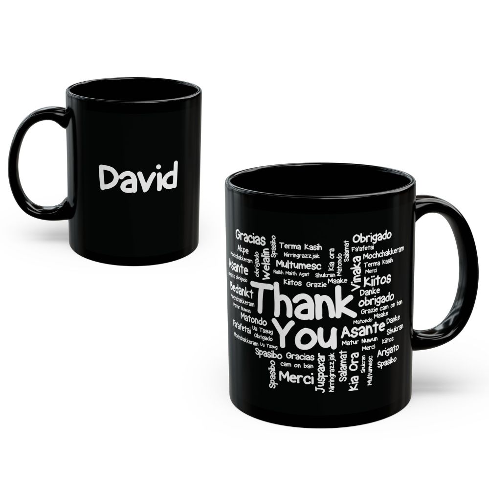 Thank you mug multi-language