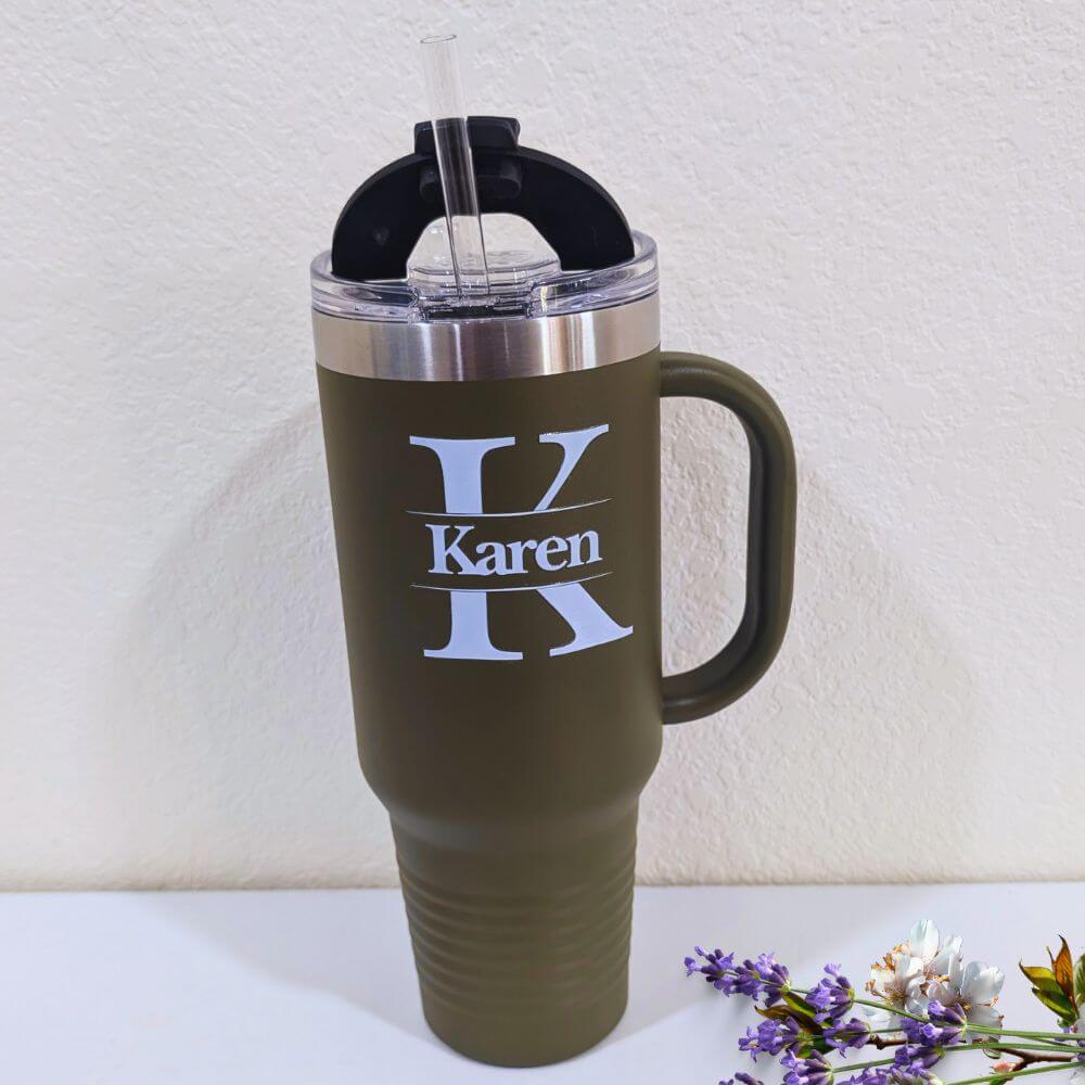 Custom name tumbler