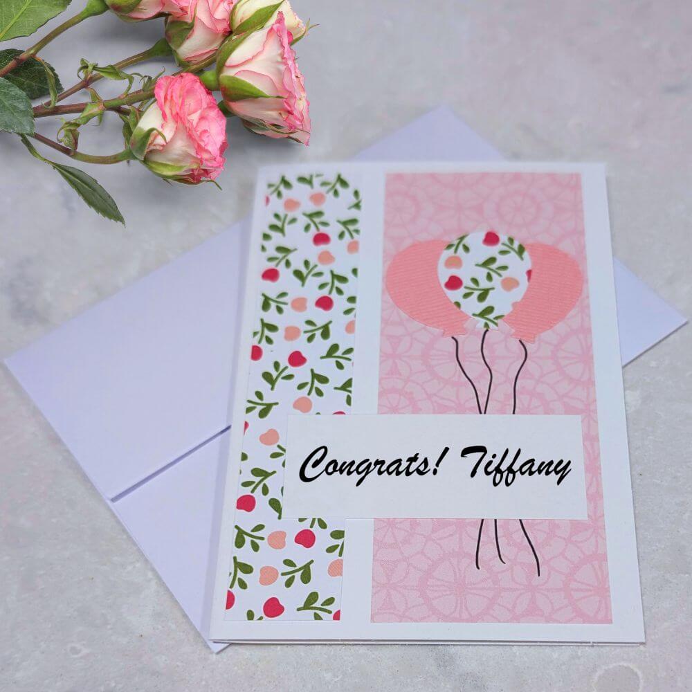 Handmade Custom greeting card