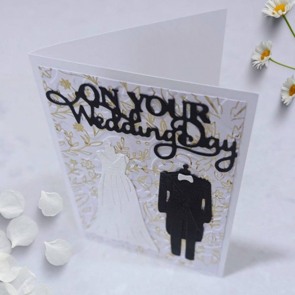 Custom wedding greeting card