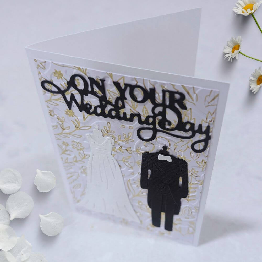 Custom wedding greeting card