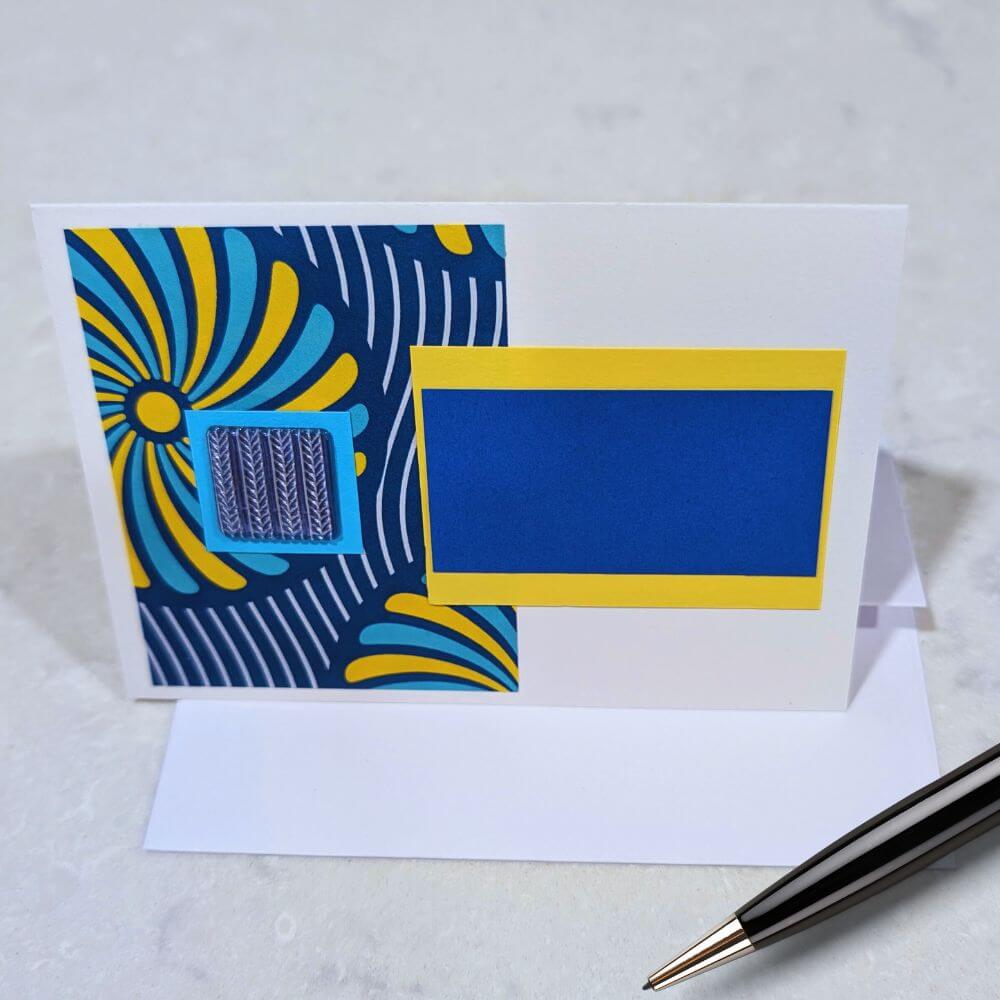 Elegant handmade greeting card