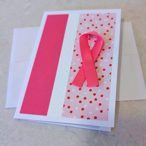 Cancer fighter handmade greeting card