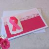 Breast cancer support greeting card