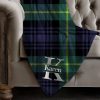 Tartan plaid custom blanket