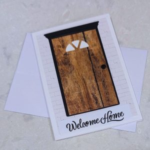 Welcome home handmade card