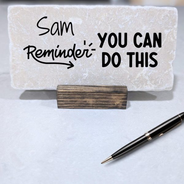 You can do this, custom desktop decor, office decor