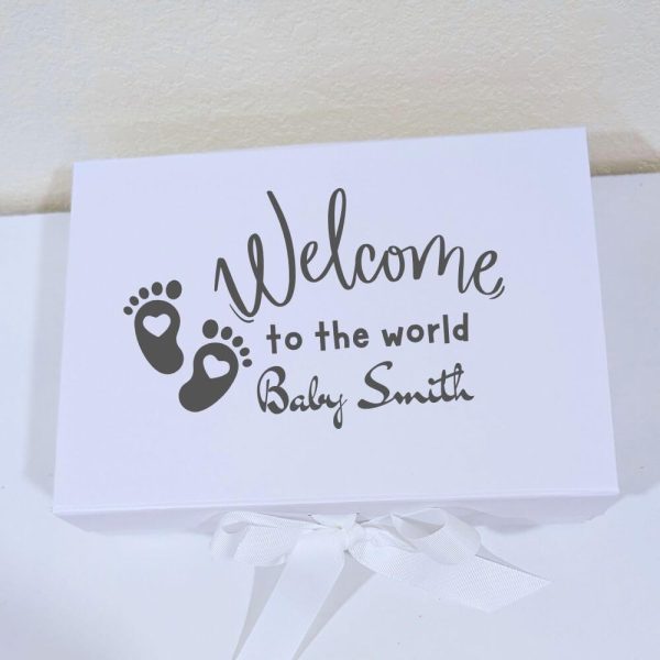 Baby shower gift box