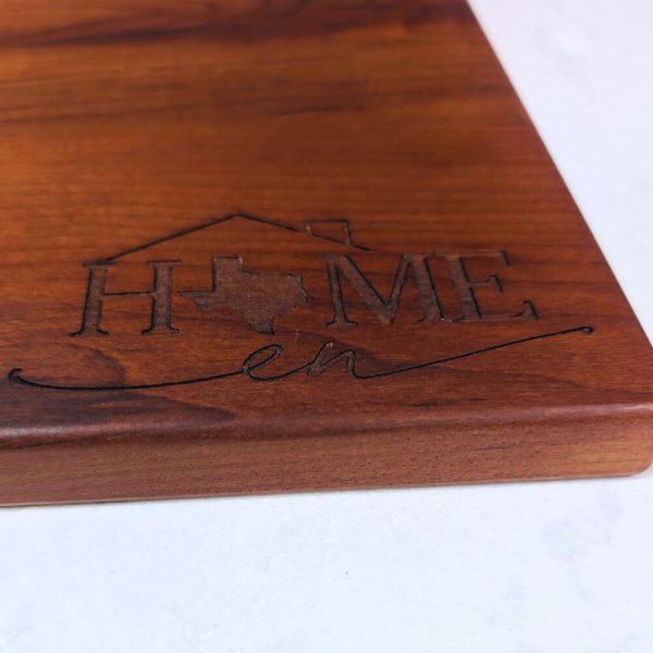 State map custom cutting board