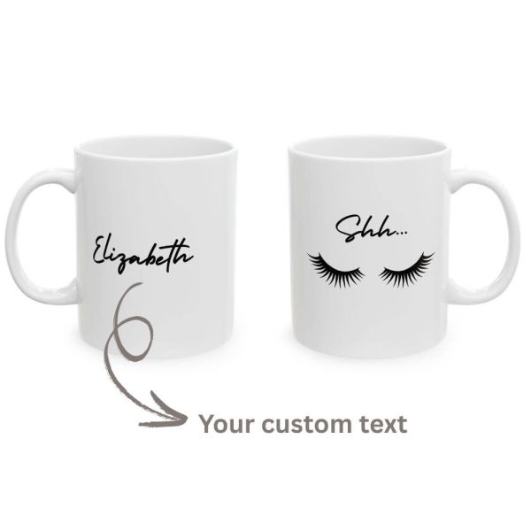 Personalized Shh coffee mug