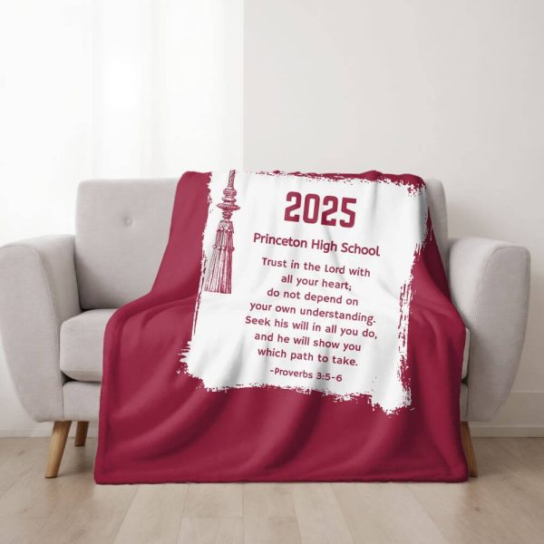 Graduation custom blanket