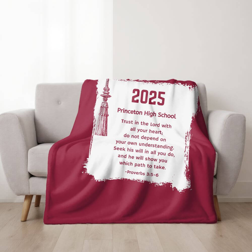 Graduation custom blanket