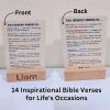 Bible emergency number custom desktop decor