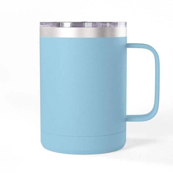 Personalized colorful blue tumbler