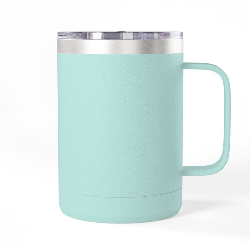 Personalized colorful teal tumbler