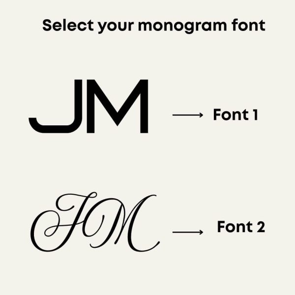 Personalized monogram tumbler