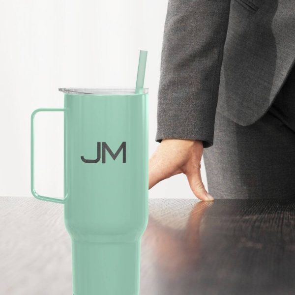 Personalized monogram tumbler