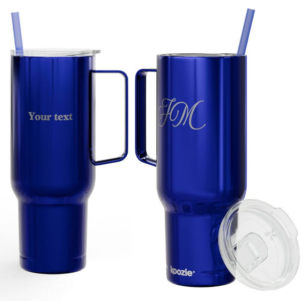 Personalized monogram tumbler
