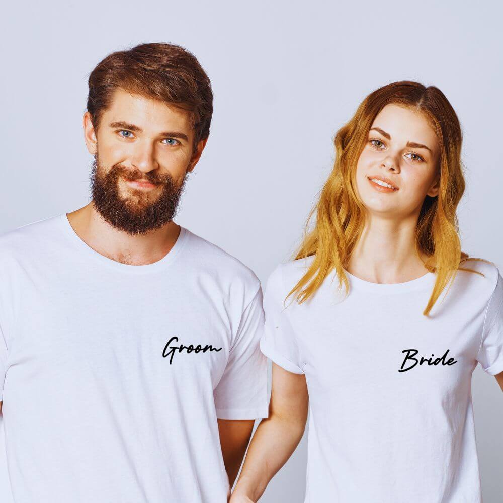 Bride & Groom custom tee