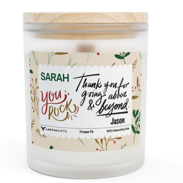 Custom Employee Appreciation Candle