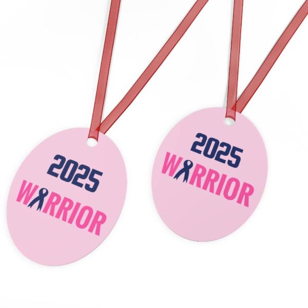 Personalized cancer warrior ornament