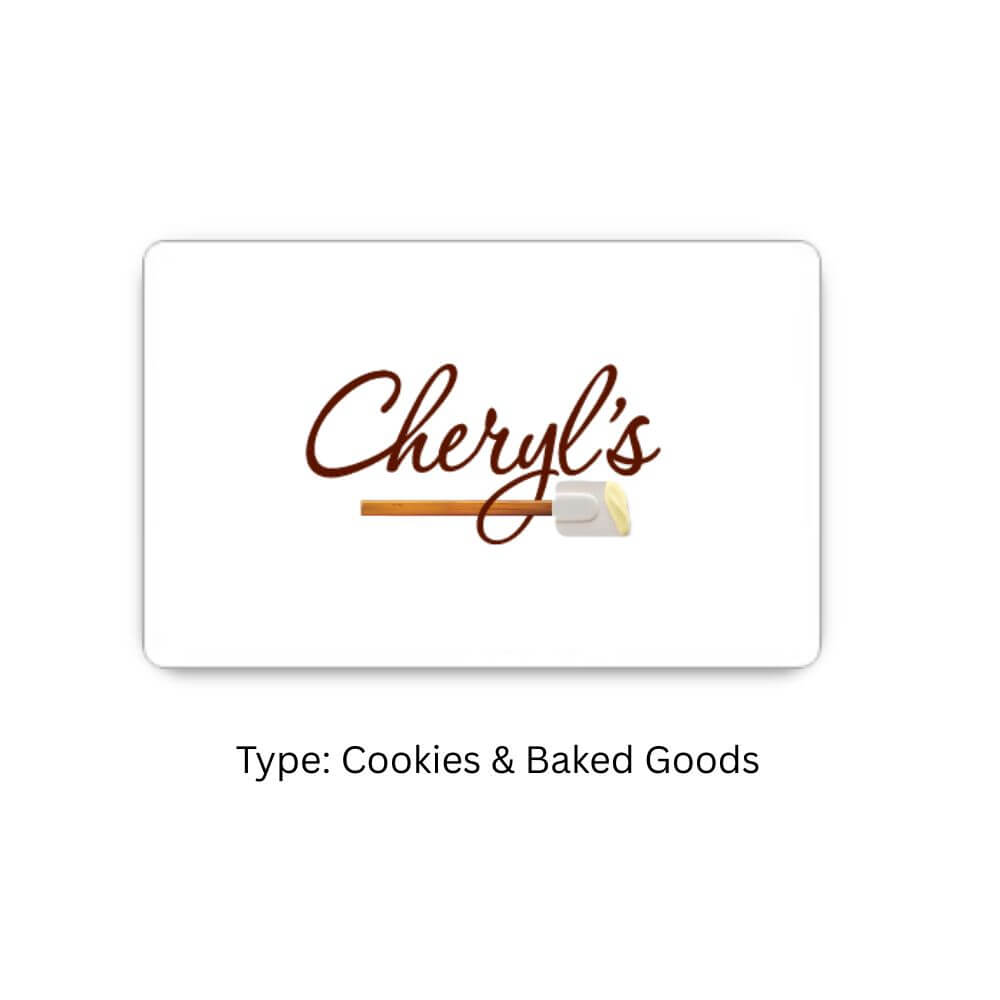 Cheryl's cookies gift card