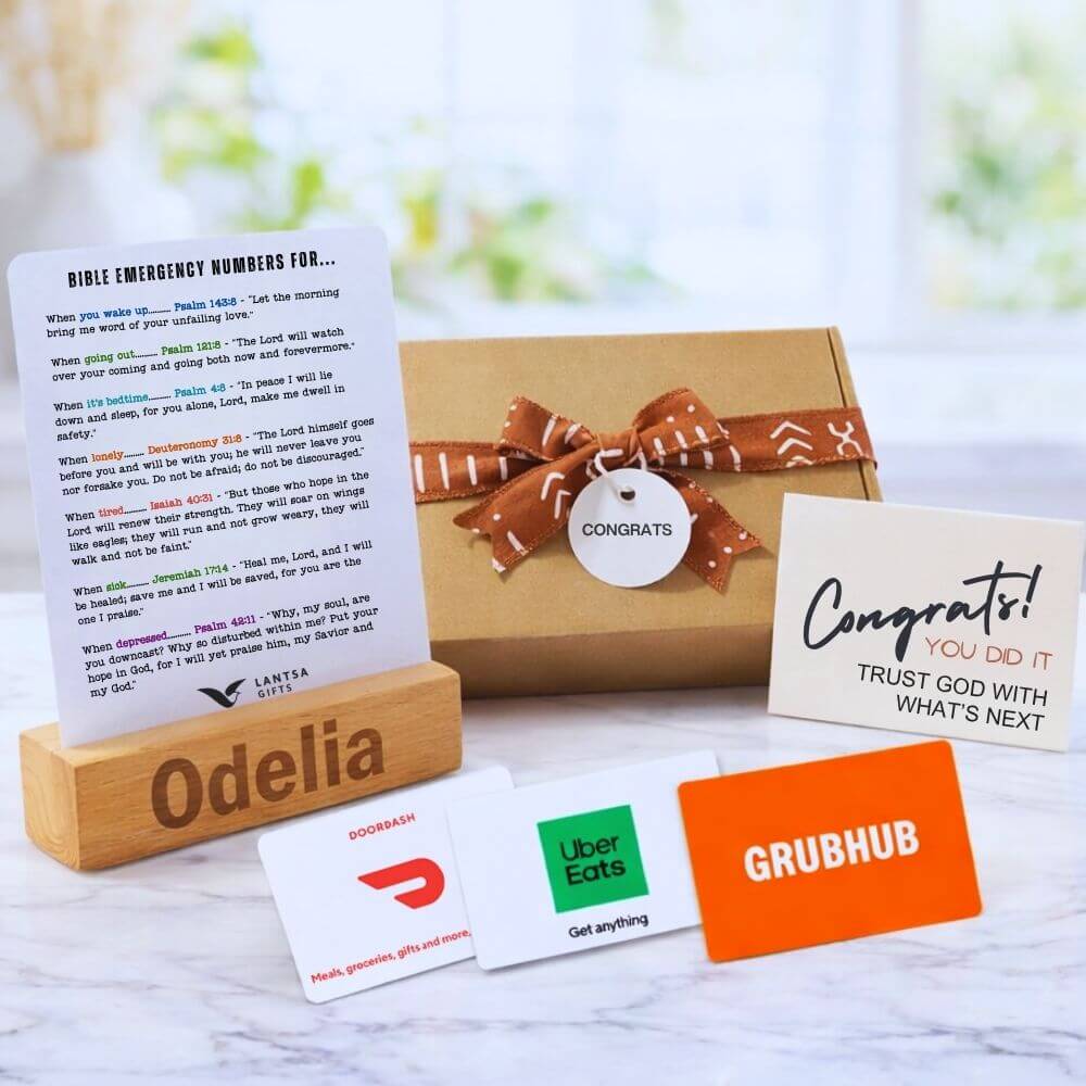 Personalized Christian Graduate Gift