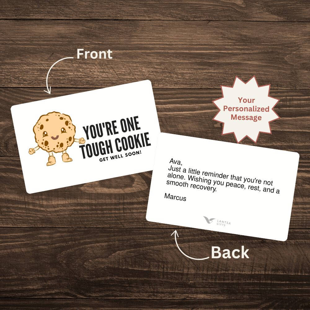 Get well soon custom card