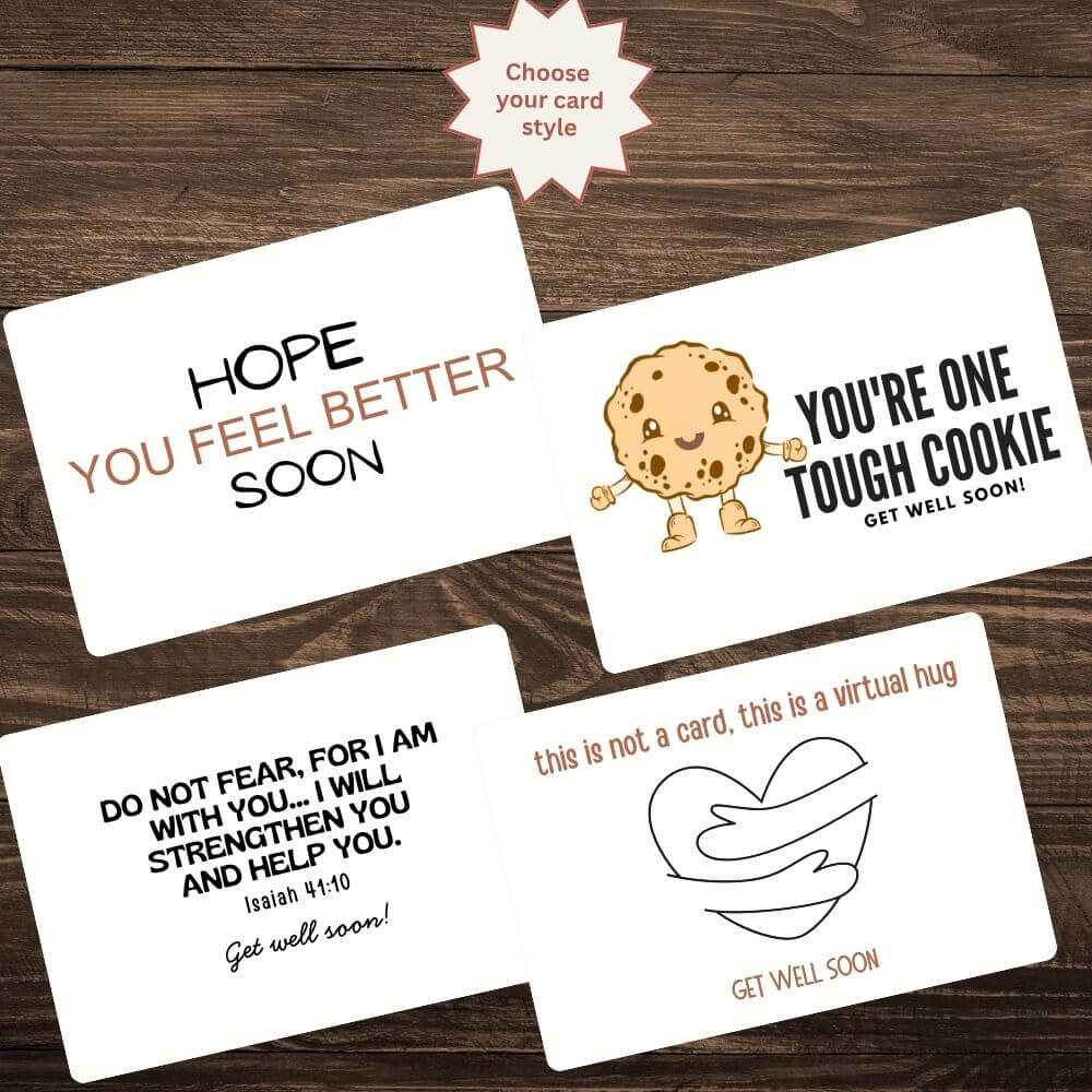 Funny Get well soon custom card