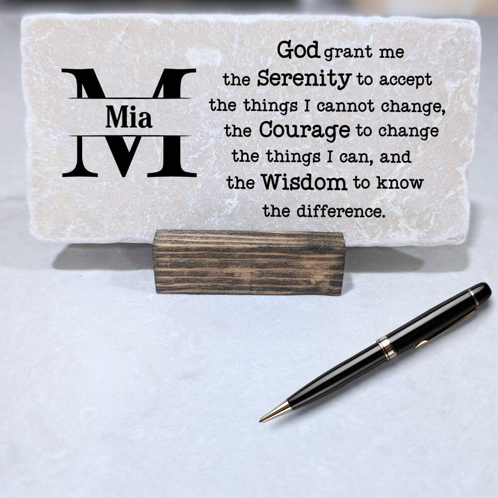 Faith based desk decor