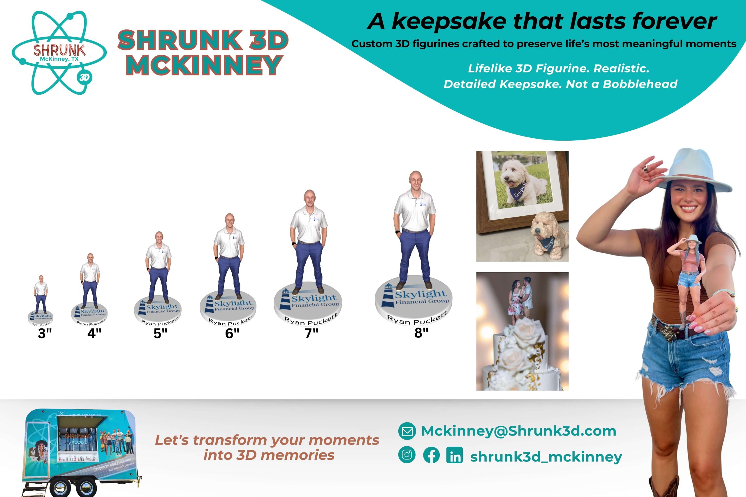 3D Figurine from Picture - Shrunk 3D McKinney, TX