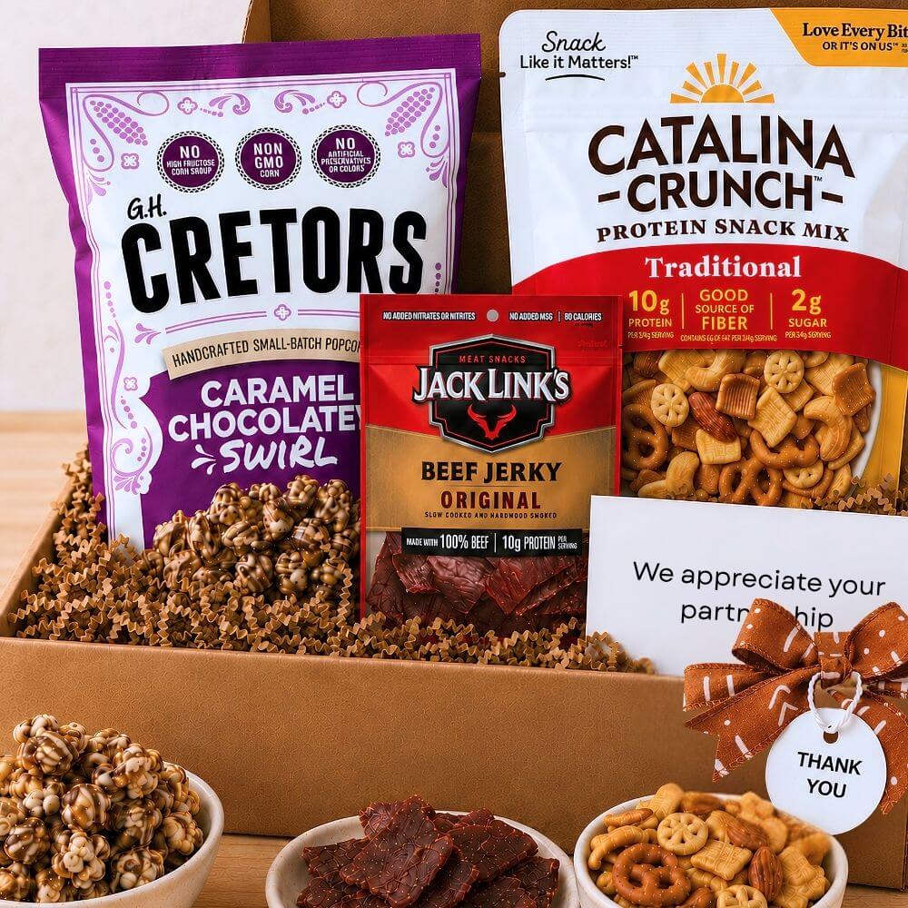 Snack Gift box for client appreciation
