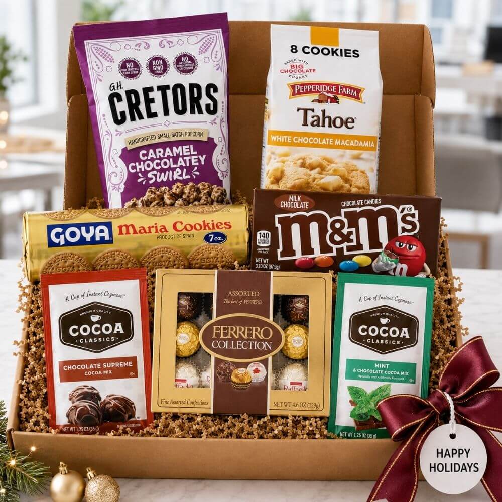 Holiday gourmet Treats gift box